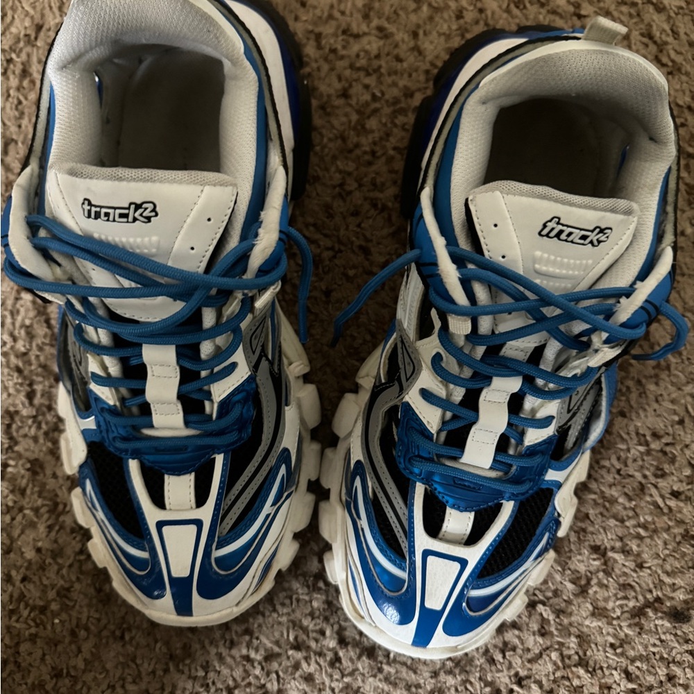 Balenciaga track 2s blue and white - Picture 2 of 4